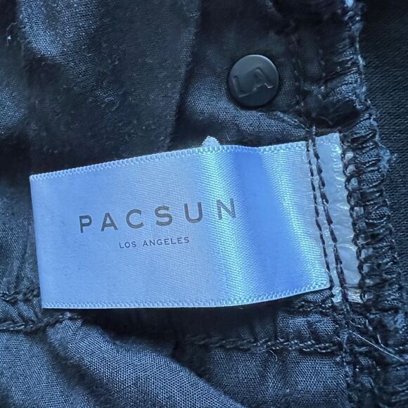 Pacsun High-Rise Ankle Jegging Size 24 Charcoal Black/Dark Gray Distressed - Picture 8 of 11
